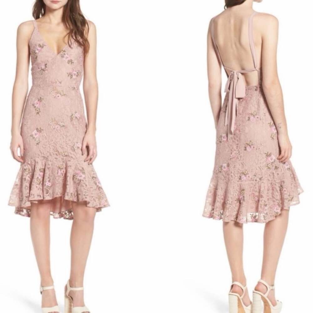 Wayf Women's Pink Dress